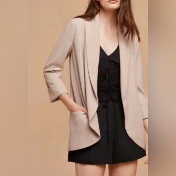 Aritzia Wilfred Light Pink Women's Blazer - Picture 5 of 10